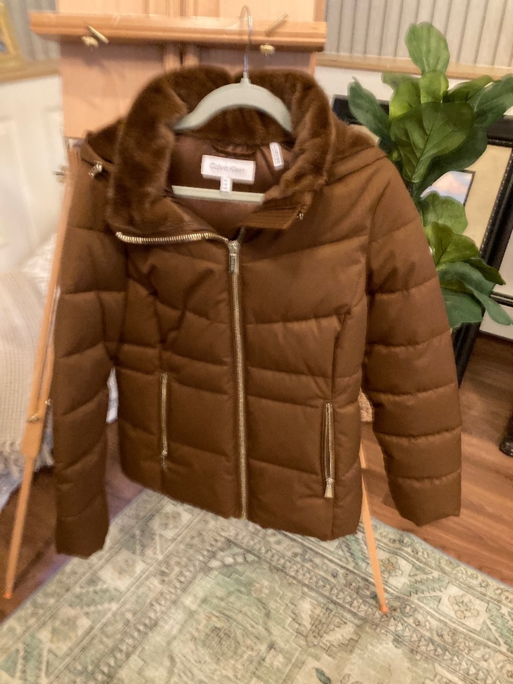 NWOT Calvin Klein women’s medium puffer jacket/coat